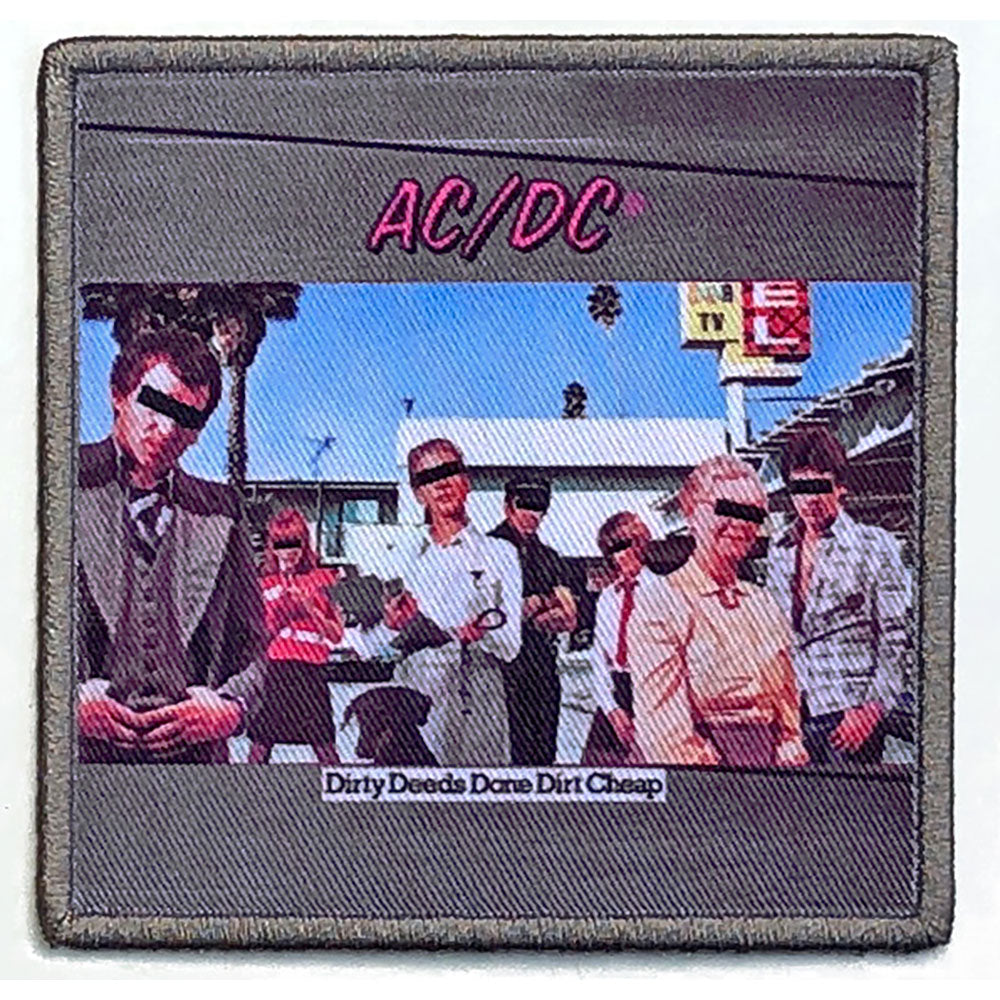 Image of AC/DC Dirty Deeds Done Dirt Cheap Standard Patch Rock Off